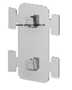 Raster stijlsteun chroom, p.10 stuk