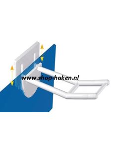 Anti diefstal plastic dubbele haak vv brede houder