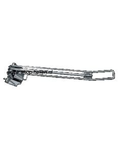 Klaphaak dubbel tbv heavy duty, Ø 3,8/6 mm