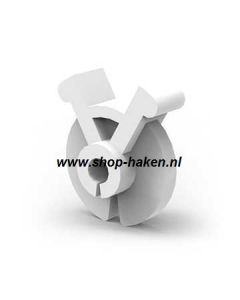 Voorraad beperker tbv enkele haak