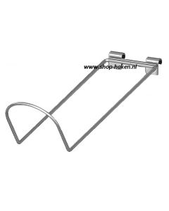 Voetbalschoenen houder, tbv ovale draagbalk D.374 mm chroom