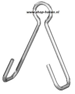 Opschroefbare steeksleutelhaak D30 mm