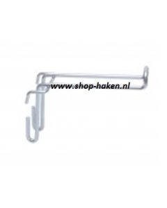 Rasterhaak vv productstop dubbel Ø4.8 mm