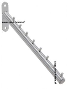Noppenarm opschroefbaar in chroom