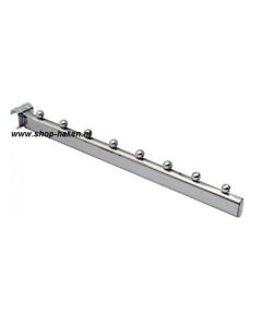 Noppenarm vv pins tbv beugel/balk in chroom