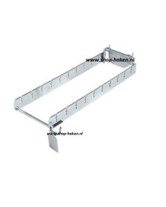 Eenvoudige klaphaak voor spachtel en spatels 10x B=105mm; D=330mm vv prijsschildhouder 