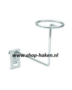Hoedenhaak of helmenhaak voor rasterwand 