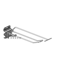 Deze dubbele lamelhaak met pendel, verkrijgbaar in de lengtes 100/150/200/250 - Ø4 mm, 300 mm - Ø4.8 mm, biedt een uiterst robuuste en betrouwbare oplossing voor zware bevestigingen. Ontworpen met een verstelbare pendel biedt deze lamelhaak extra flexibil