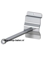 Lamelhaak chroom met front nop