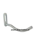 Gereedschaphaak excl.rubber/bocht Ø9mm D 90mm